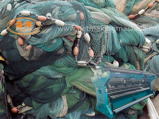 小さい網の漁網の柔らかいナイロンKnotless漁網作成機械
