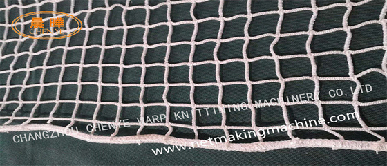 ポリエステル漁網の小さい網の餌の魚の純作成機械200-480rpm