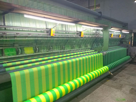110' 作業幅HDPE プラスチック グリーンガーデン 日陰ネット オンラインサポートと製品のためのウォープ編み機