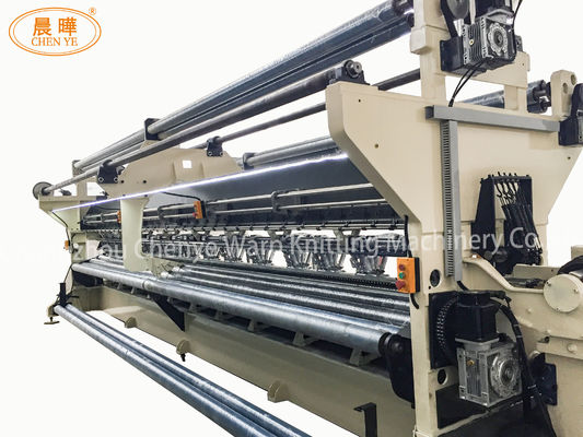 Double Needle Bed Warp Knitting Machine with 1 Year Warranty 7000 KG Weight and 8200*1700*2400 Dimension for Safety Net Production