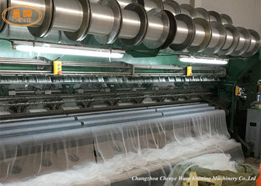 機械に閉まる単一の針棒をする漁網Raschelのゆがみの編む機械を連動させます